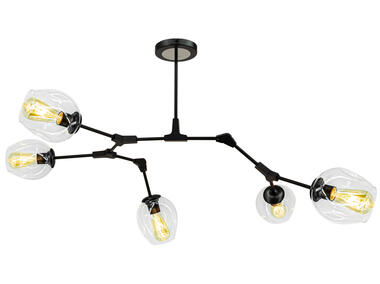 Zdjęcie: Lampa sufitowa Boston 1962/5 black - TR ELEM