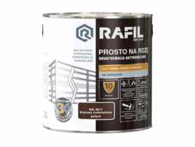 Gruntoemalia Prosto na rdzę 2,5 L RAL8017 połysk RAFIL