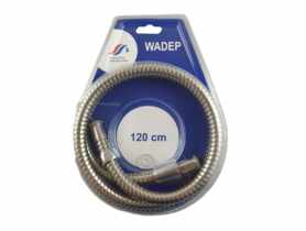 Wąż prysznicowy Lux chrom podwójny oplot conic - 120cm WADEP