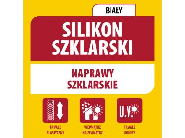 Zdjęcie: Silikon szklarski 280 ml biały SOUDAL