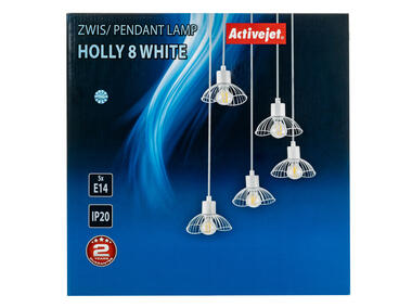 Zdjęcie: Lampa wisząca AJE-HOLLY 8 White 5xE14 ACTION