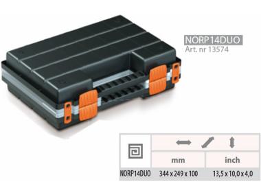 Zdjęcie: Organizer narzędziowy Duo 14 czarny PROSPERPLAST