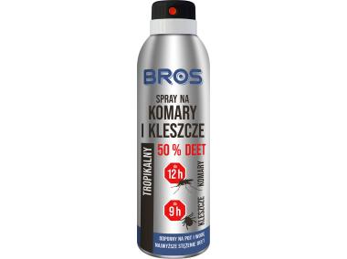 Zdjęcie: Spray na komary i kleszcze 50% Deet 180 ml BROS