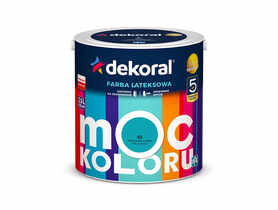 Farba lateksowa Moc Koloru turkusowa głębia 2,5 L DEKORAL