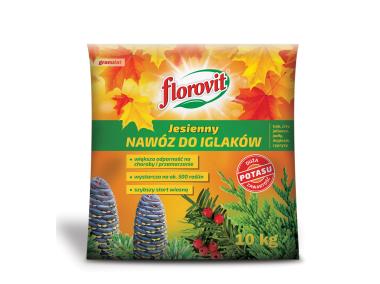 Zdjęcie: Nawóz jesienny do iglaków worek 10 kg FLOROVIT