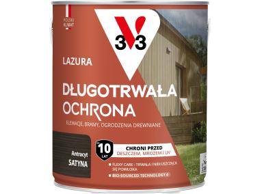 Zdjęcie: Lazura długotrwała ochrona Antracyt 2,5L V33