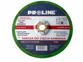 Tarcza do cięcia kamienia T42, 230x3.0x22C30S PROLINE