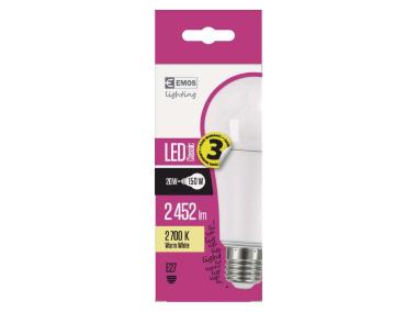 Zdjęcie: Żarówka LED Classic A67, E27, 18,1 W (150 W), 2452 lm, ciepła biel EMOS