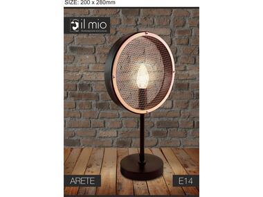 Zdjęcie: Lampa stołowa Arete czarna metal E14 IL MIO
