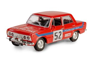 Zdjęcie: Model metalowy Prl Fiat 125P Rally Fh02A czerwony DAFFI