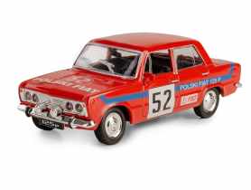 Model metalowy Prl Fiat 125P Rally Fh02A czerwony DAFFI