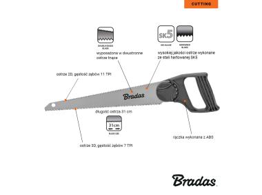 Zdjęcie: Piła płatnica, dwustronna V-Series-P BRADAS