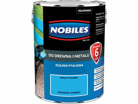 Farba ftalowa do drewna i metalu Ftalonal 5 L lazurowy NOBILES