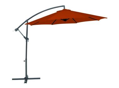 Zdjęcie: Parasol ogrodowy boczny 3 m terakota-antracyt PATIO