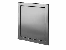 Drzwiczki rewizyjne metalowe 20x25 klik-klak inox AWENTA