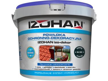 Zdjęcie: Powłoka ochronno-dekoracyjna Izo-Dekor czarny RAL 9050, 5 kg IZOLEX