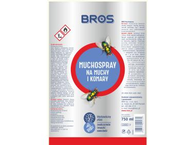 Zdjęcie: Preparat do zwalczania owadów latających Muchospray 750 ml BROS