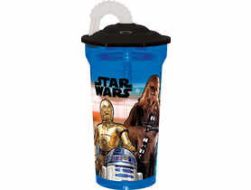 Bidon z rurką Star Wars 350 ml DISNEY