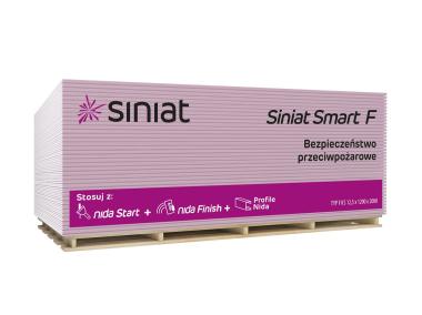 Zdjęcie: Płyta g-k 12,5x1200x2600 mm Siniat Smart F SINIAT