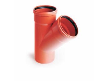 Zdjęcie: Trójnik kanalizacyjny KZ PVC 160/160 45 stopni PIPE LIFE