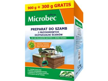 Zdjęcie: Preparat do szamb Microbec Ultra eukaliptus 900 g + 300 g gratis BROS