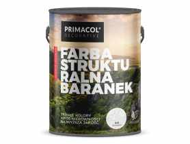 Farba strukturalna Baranek biały 5 L PRIMACOL DECORATIVE