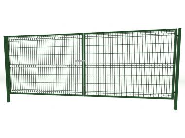 Zdjęcie: Brama 3D 400x153 cm ocynk + 6005 komplet BETAFENCE