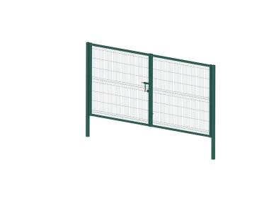 Zdjęcie: Brama 3D 400x153 cm ocynk + 6005 komplet BETAFENCE