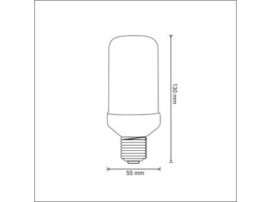 Zdjęcie: Żarówka dekoracyjna LED Flame T60 E27 3 W POLUX