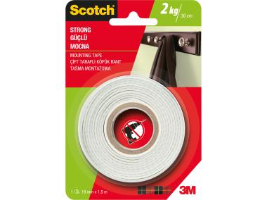 Zdjęcie: Taśma montażowa mocna 19 mm x 1,5 m SCOTCH