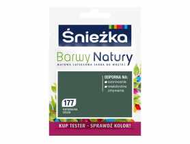 Tester koloru Barwy Natury naturalna zieleń 177 25 ml ŚNIEŻKA