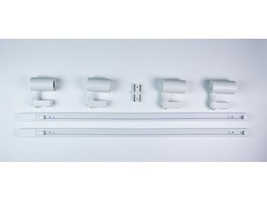Zdjęcie: Oświetlenie szynowe - zestaw 4x5 W biały DPM SOLID