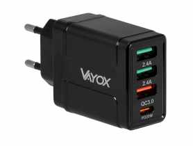 Ładowarka sieciowa USB Quick Charge 3.0 + PD 32W premium line VA0006 VAYOX