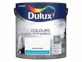 Farba lateksowa Kolory Świata 2,5 L neutralna biel DULUX