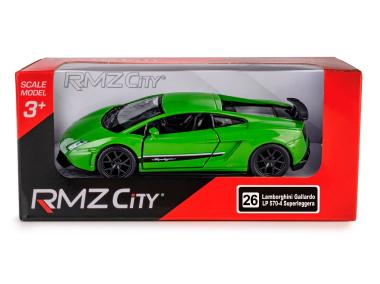 Zdjęcie: Model metalowy 5 Lamborghini Lp570-4 Gallardo zielony RMZ