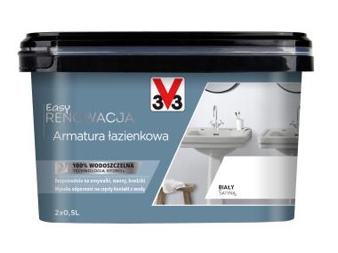 Zdjęcie: Farba renowacyjna Easy Renowacja Armatura Łazienkowa biały 1 L V33