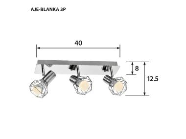 Zdjęcie: Listwa Aje-Blanka 3P E14 3 x 40W ACTIVEJET