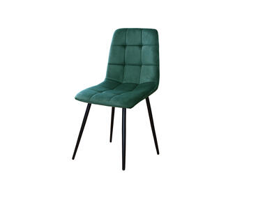 Zdjęcie: Krzesło tapicerowane Diana zieleń butelkowa TS INTERIOR