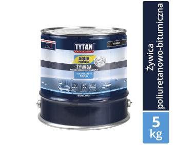 Zdjęcie: Żywica poliuretanowo-bitumiczna czarny Aqua Protect 5 kg TYTAN PROFESSIONAL