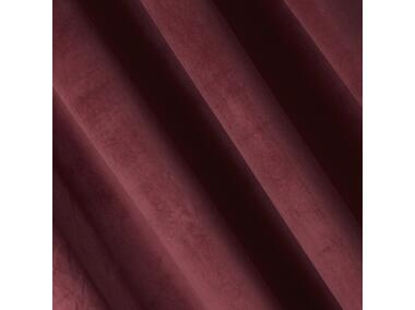 Zdjęcie: Zasłona velvet gładki pierre burgundowy 140x270 cm CHIC HOME