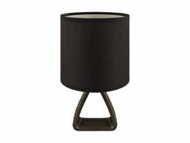 Lampka stołowa Atena E14 A kolor czarny STRUHM