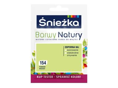 Zdjęcie: Tester koloru Barwy Natury powiew wiosny 154 25 ML ŚNIEŻKA