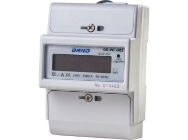 Wskaźnik zużycia energii elektrycznej 1-fazowy 80 A ORNO