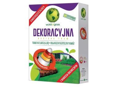 Zdjęcie: Trawa otoczkowana nawozem 1 kg  Dekoracyjna WORLD OF GRASS