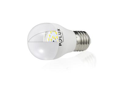 Zdjęcie: Żarówka LED G45 E27  6,3 W 560 lm pc+aluminium POLUX