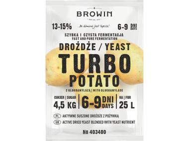 Zdjęcie: Drożdże gorzelnicze Turbo Potato BROWIN