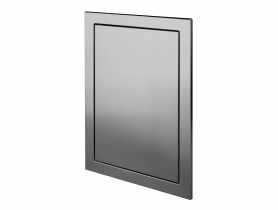 Drzwiczki rewizyjne metalowe 20x30 klik-klak inox AWENTA