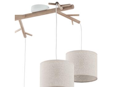 Zdjęcie: Lampa wisząca Albero linen 4 x E27 6557 TK LIGHTING