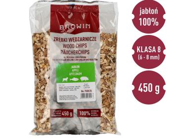 Zdjęcie: Zrębki do wędzenia, grillowania jabłoń 450 g BROWIN