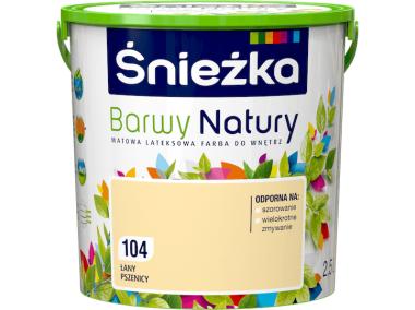 Zdjęcie: Farba Barwy Natury łany pszenicy 104 2,5L ŚNIEŻKA